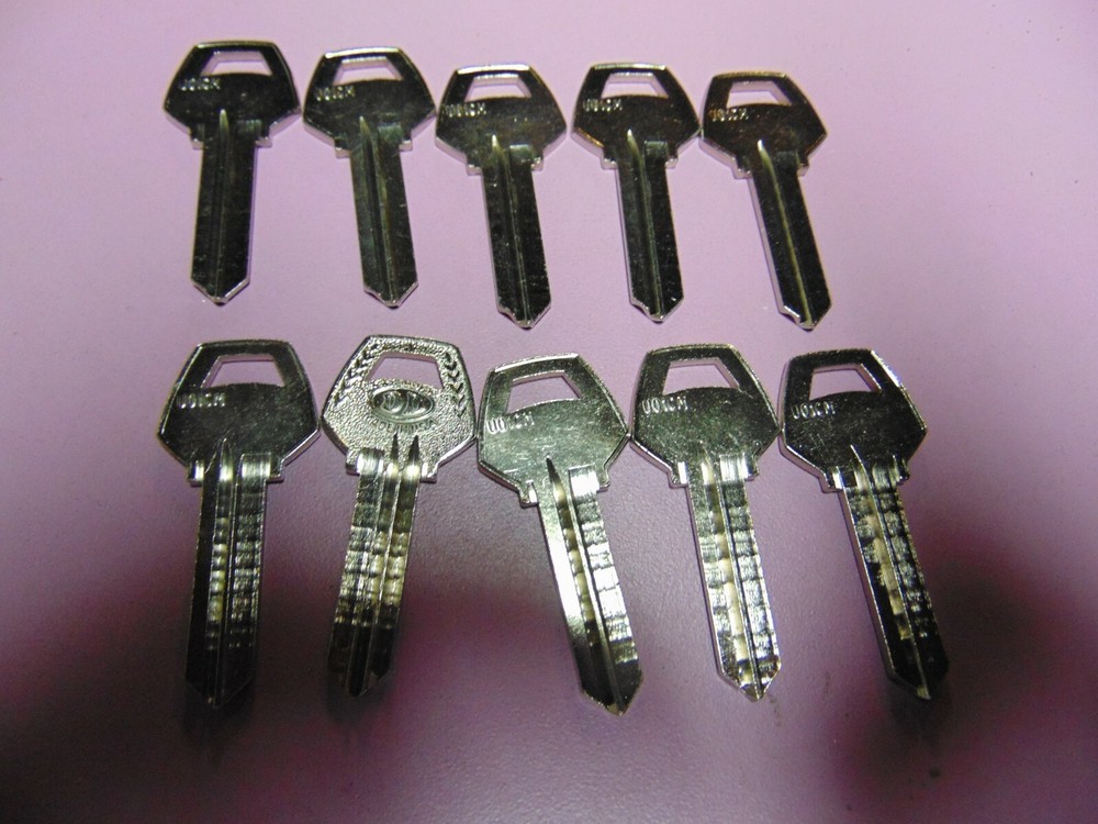 10 KEYS CORBIN 1000 AB KEYS BLANKS UNCUT LOCKSMITH