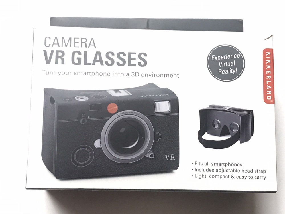 Kikkerland Camera Virtual Reality Glasses (Universal Smartphone)