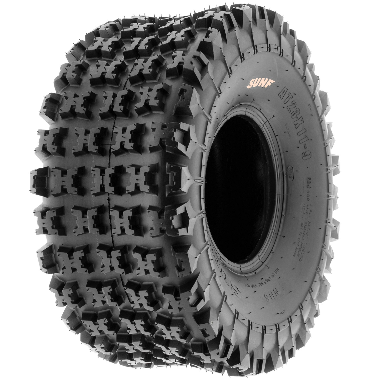 Set of 4, 21x7-10 & 20x10-9 Replacement ATV All Trail 6 Ply Tires A027 by SunF