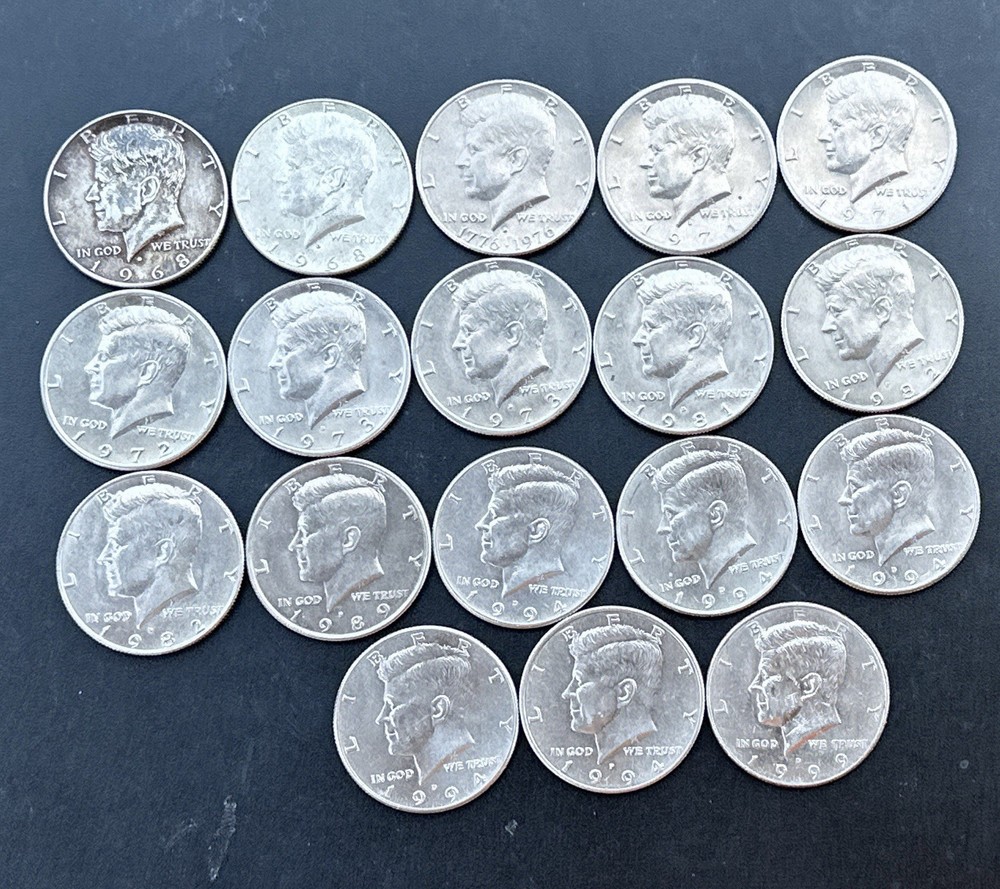 Mixed Lot 1968-1994  JFK Coins
