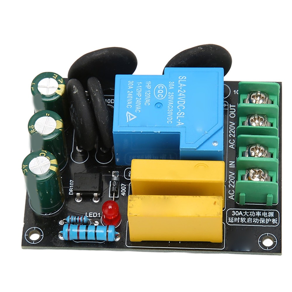 30A 6600W Soft Start Protection Module For Class A Amplifier Module AC 100V‑250V