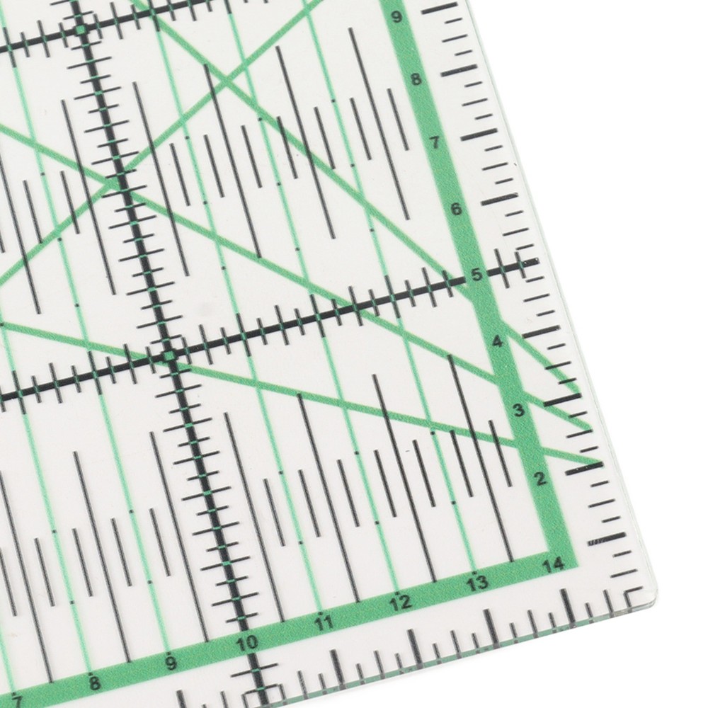 2 Pack Acrylic Quilting Ruler For DIY Sewing Patchwork Measuring Popular