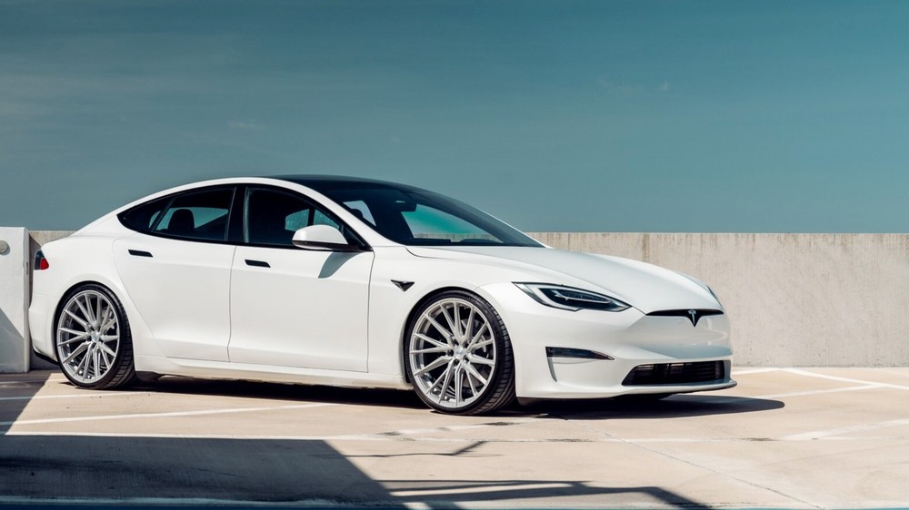 TESLA LOWERING LINKS KIT - MODEL S (PREMIUM FULLY ADJUSTABLE LINKS) MODULE