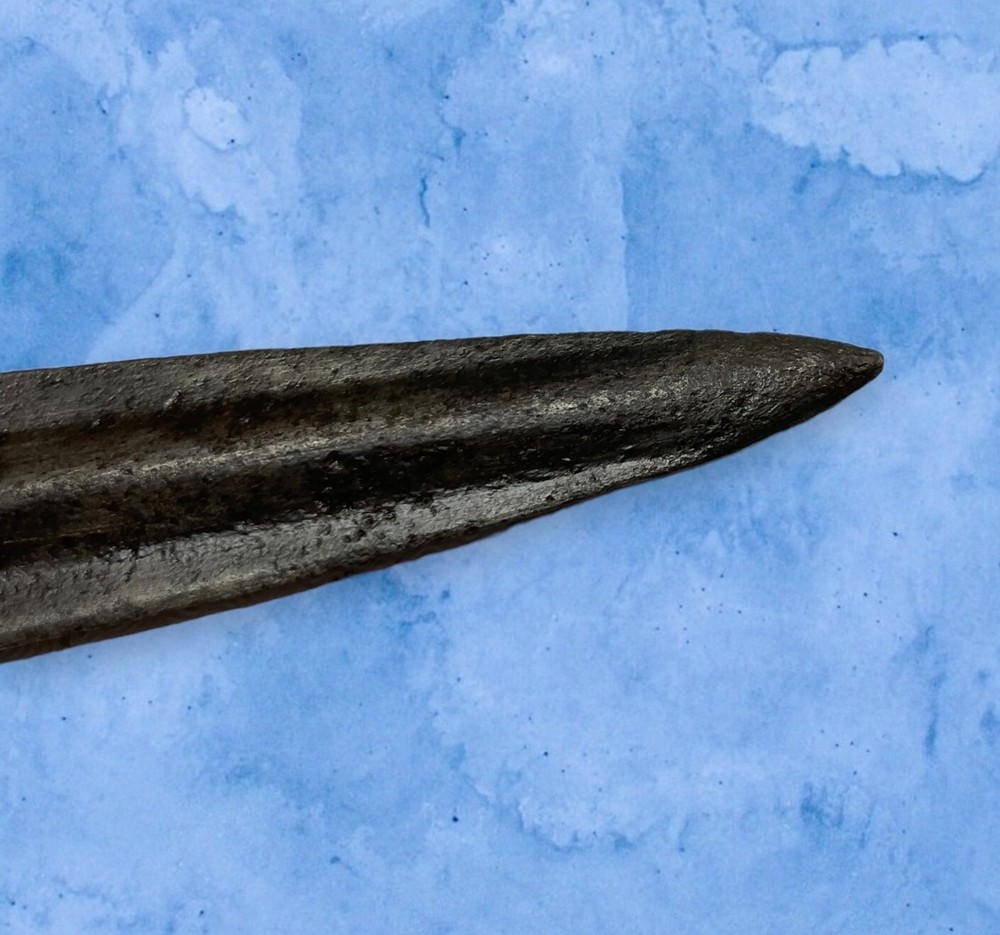 Indian Katar Antique Fixed Blade Knife And Sheath
