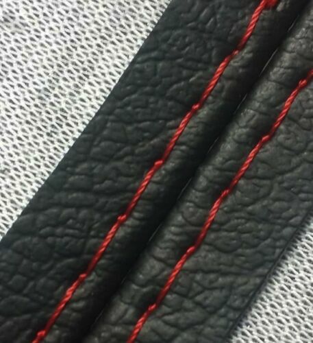 Manual Shift Boot Cover Leather for Chevrolet Cavalier 2000-2005 Red Stitch