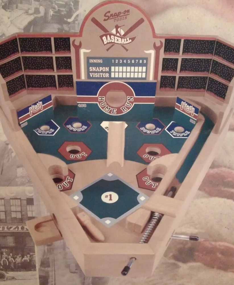 Snap-On Tools Pinball-Inspired Baseball Stadium Game *Display Model ** READ
