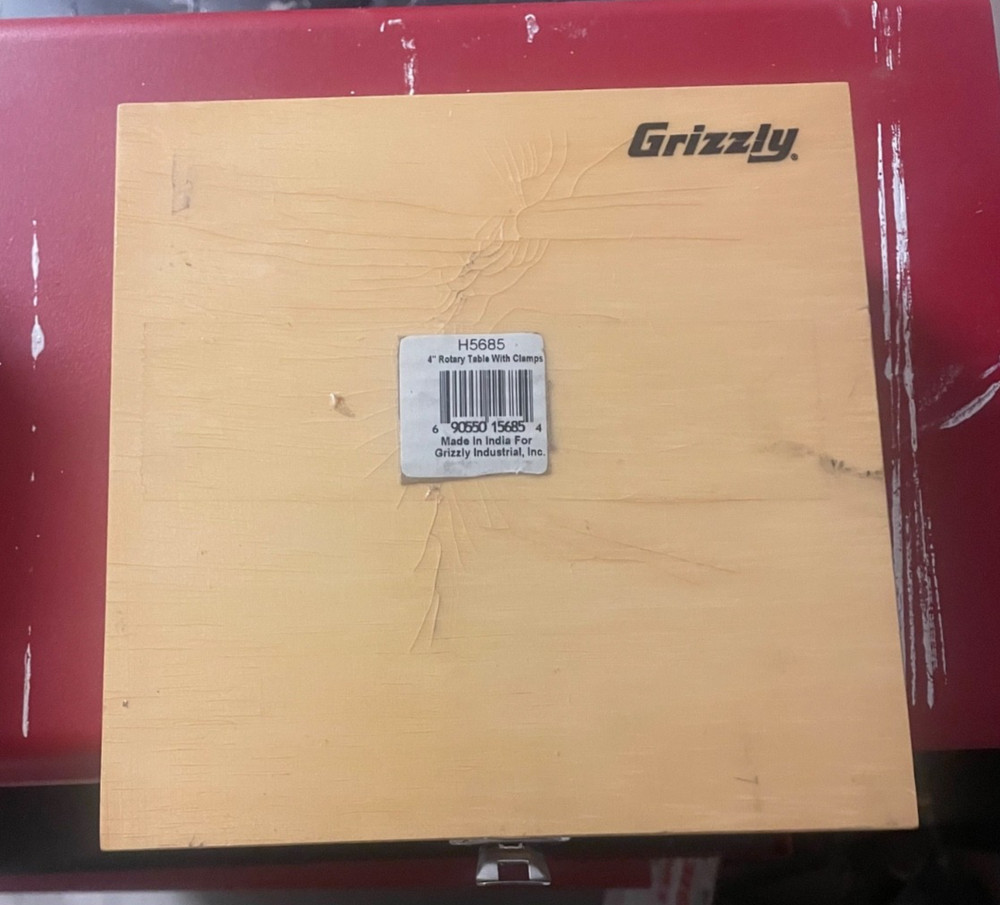 4" VERTICAL / HORIZONTAL ROTARY TABLE (wood box)