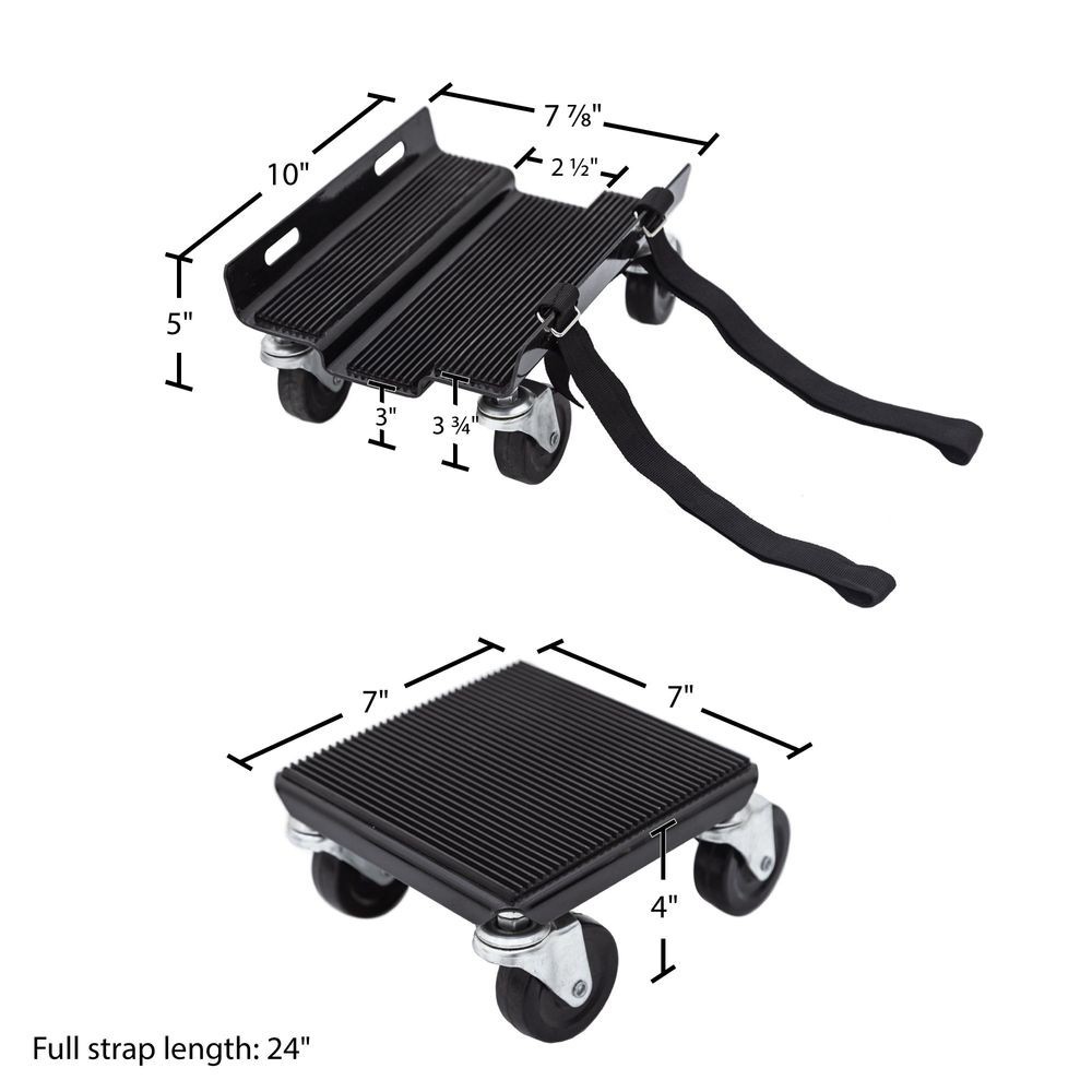Black Ice Snowmobile Dolly Set