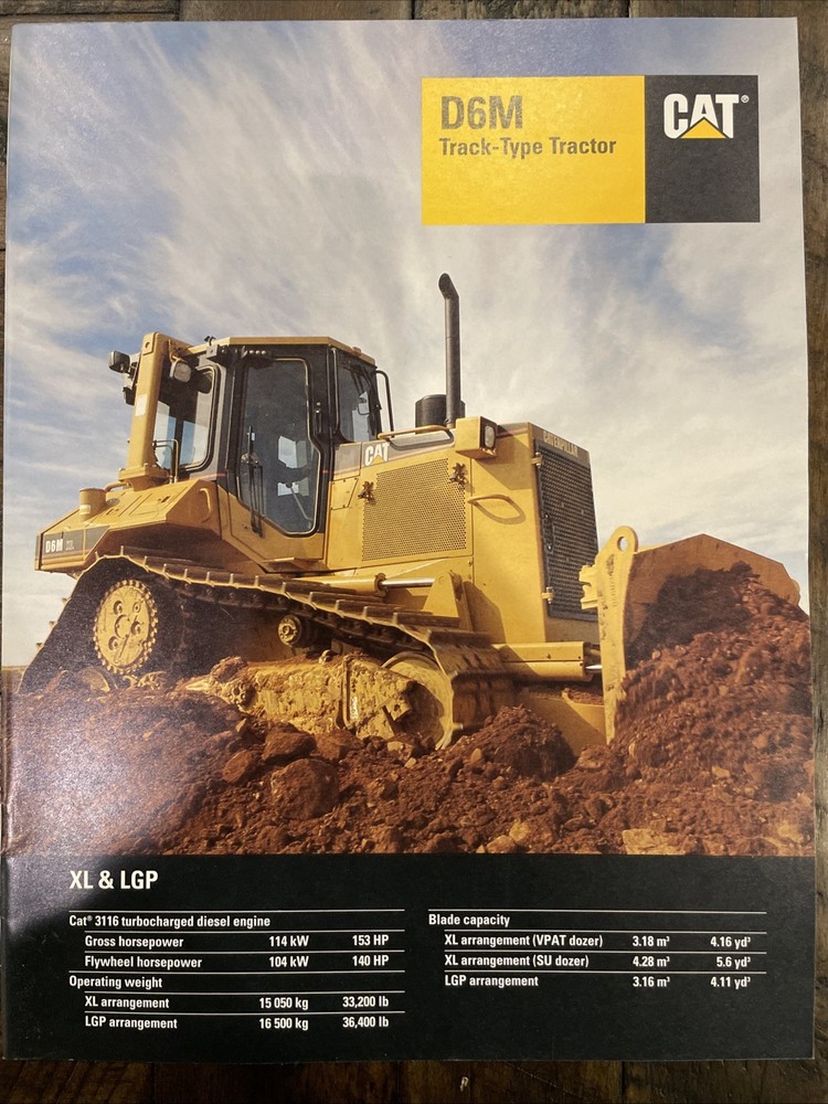 Caterpillar D6M Brochure ‘96