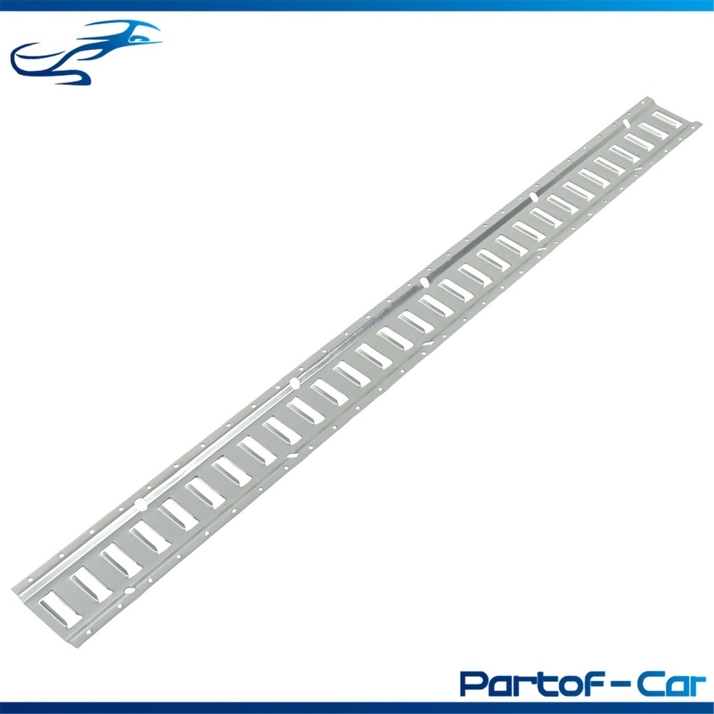 32 Piece E Track Bundle: 5' Silver Galvanized Rails, End Caps, Straps, O Rings