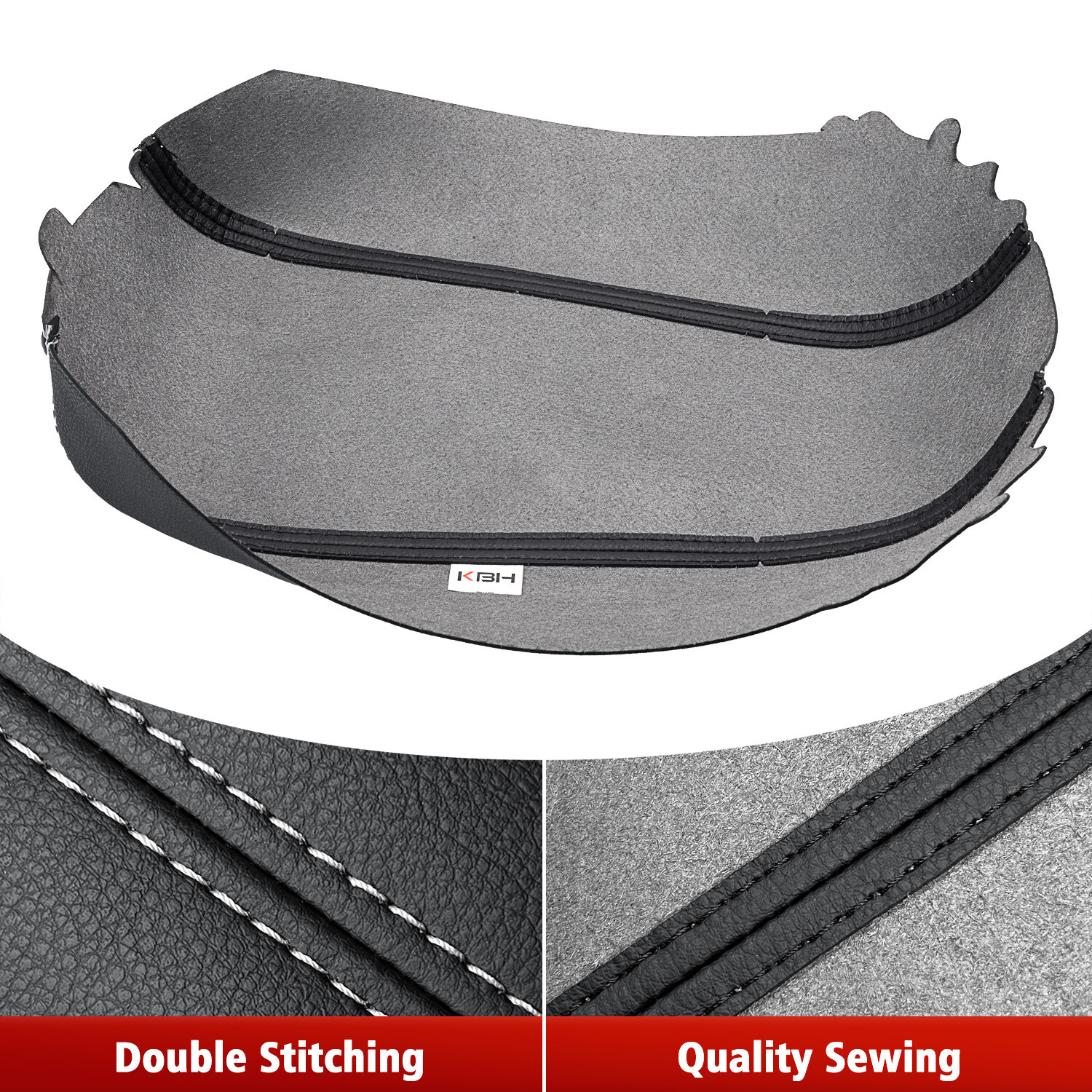 Center Console Lid Armrest Cover Replacement Black for Chrysler 200 2015-2019