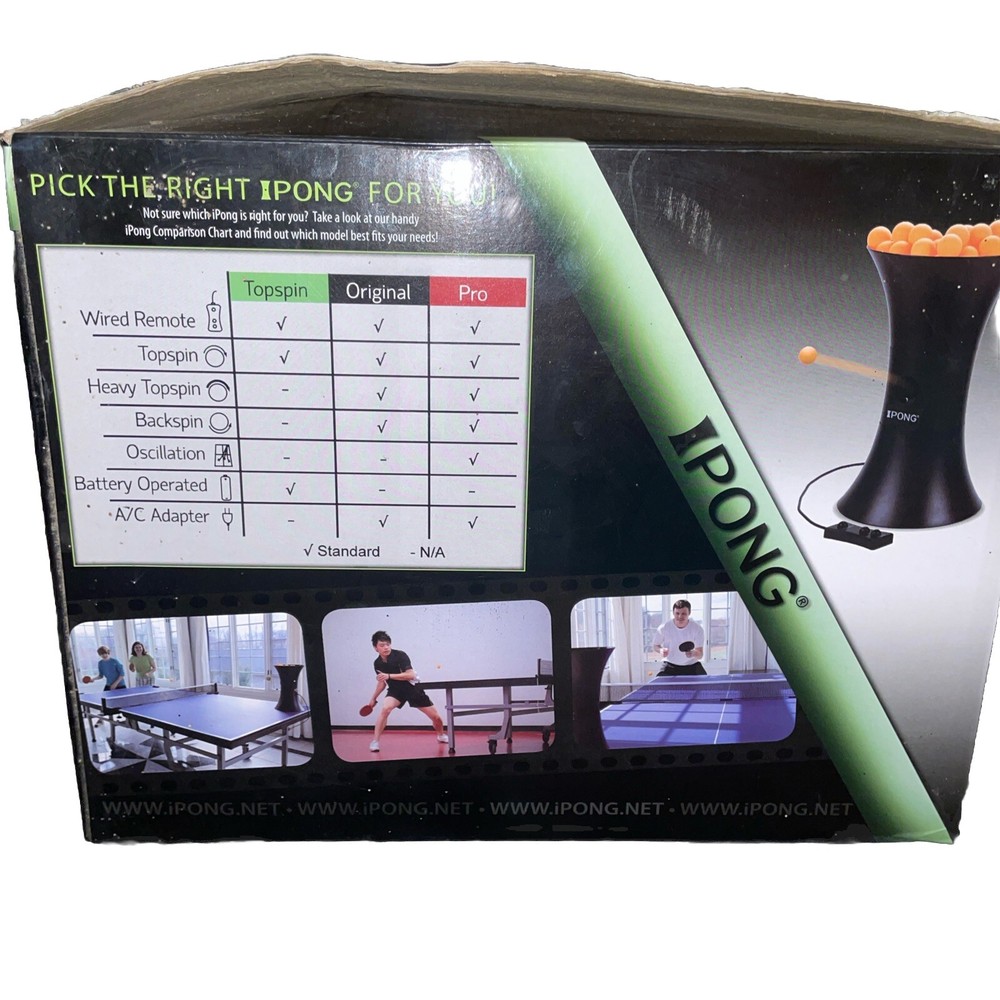 JOOLA iPong Original 3 Spin Table Tennis Robot