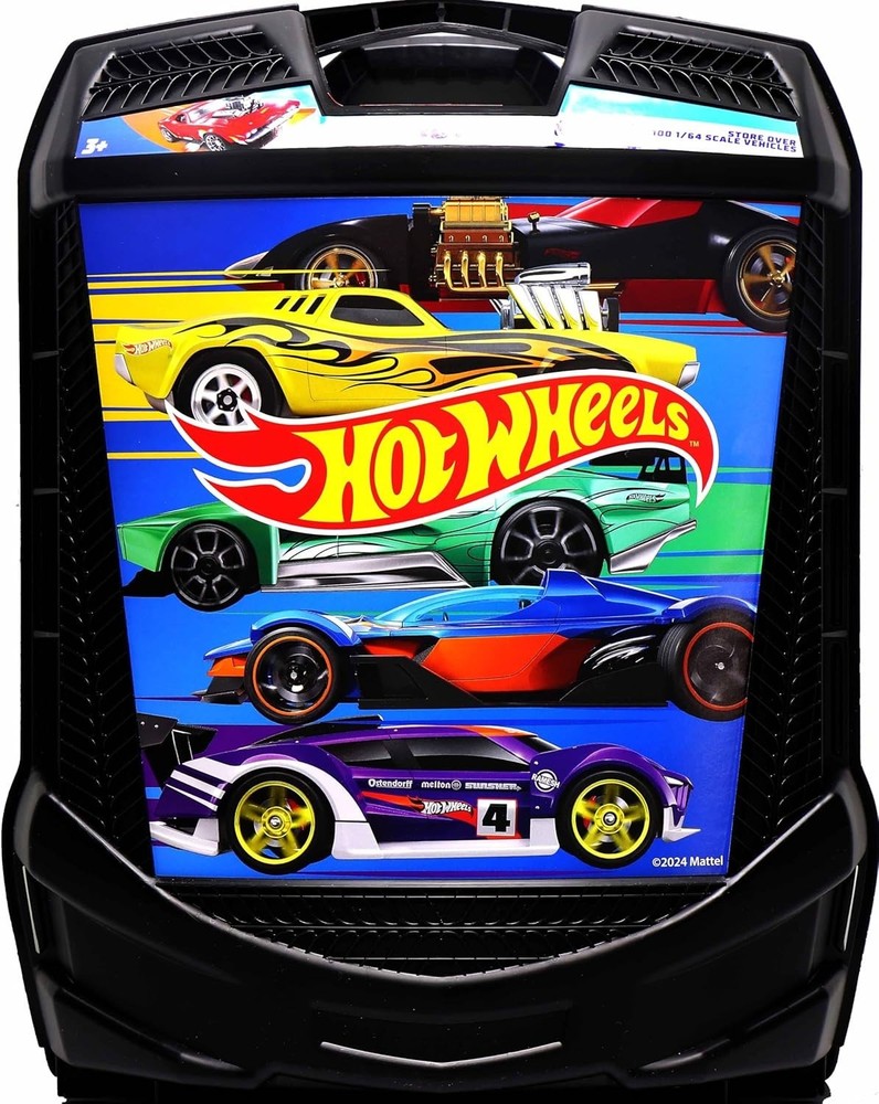 Hot Wheels 100-Car Storage Case – Large Capacity O