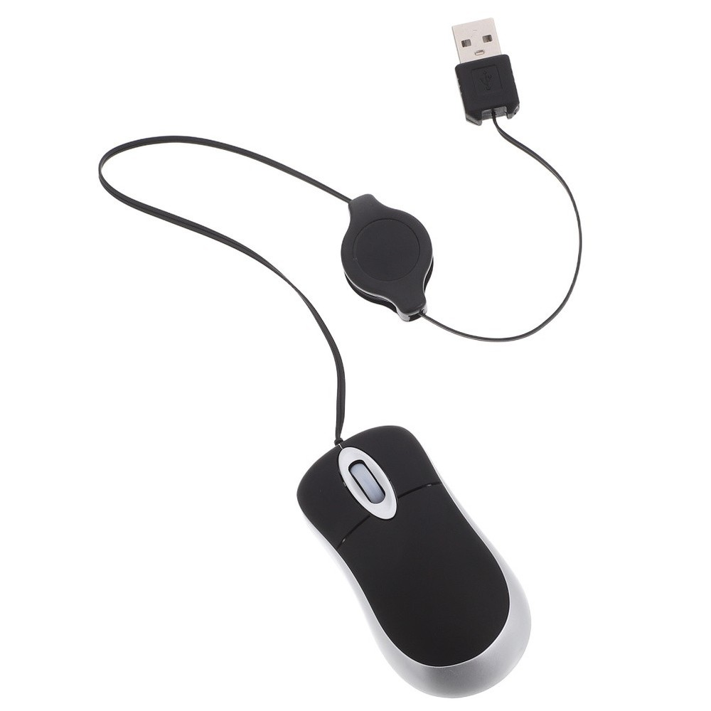 Quiet Mouse Retractable Wire Optical Wired High Voltage Electric