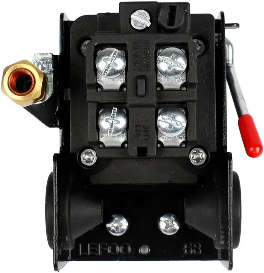LF10-4H Air Compressor Pressure Switch 4-Port Replacement Part 140-175 PSI 20A