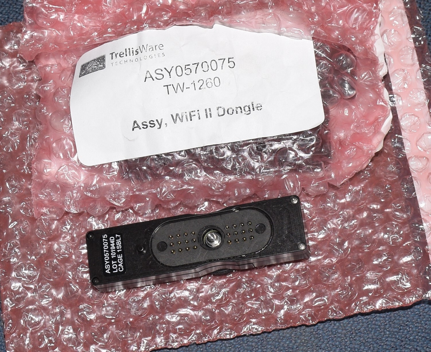 TRELLISWARE TSM TW 650 875 900 RADIO TW-1260 WIFI DONGLE ADAPTER ASY0570075