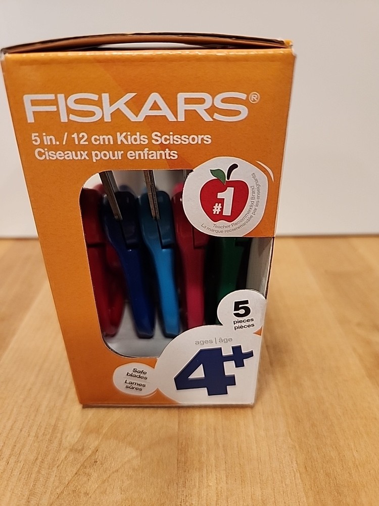 Fiskars Kids Sissors 5"/12 cm 5 Pack