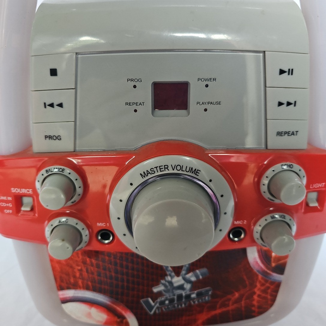 The voice portable karaoke machine battery operated *untested mic not included*