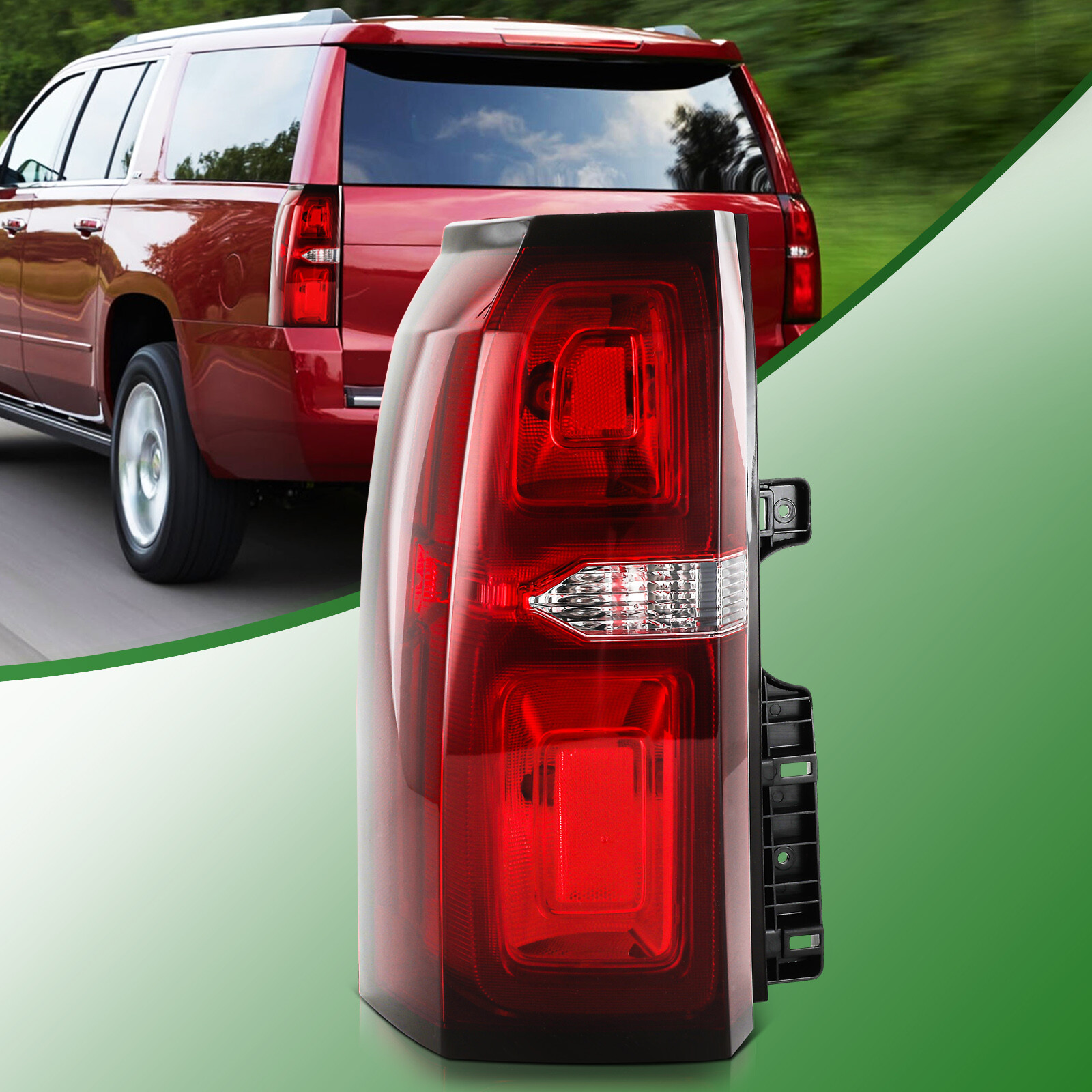 For Chevrolet Suburban /Tahoe 2015-2020 Red Brake Taillight Assembly Driver Side