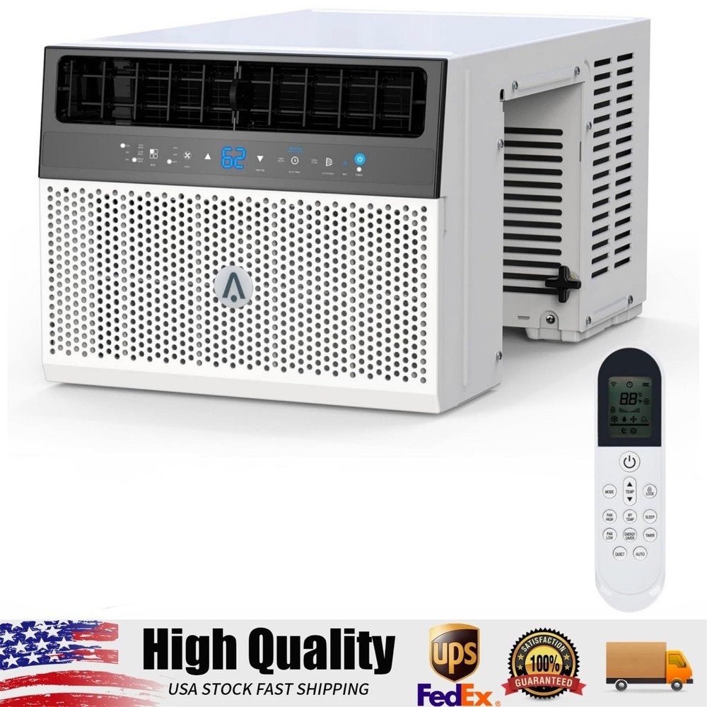 6000 BTU Window Air Conditioner U-Shaped Air Conditioner Window Unit, 6 Modes