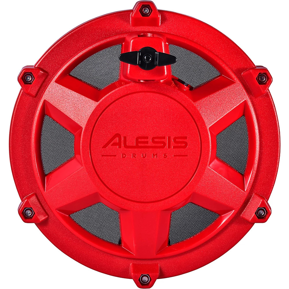 Alesis NITRO MAX 8-Piece Electronic Drum Set w/Bluetooth/Sounds/Drum Amp Red