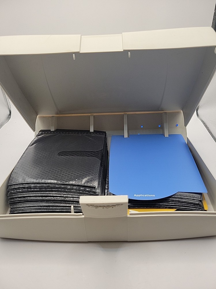 Microsoft Developer Network MSDN Discs Case With Disk Storage Folders