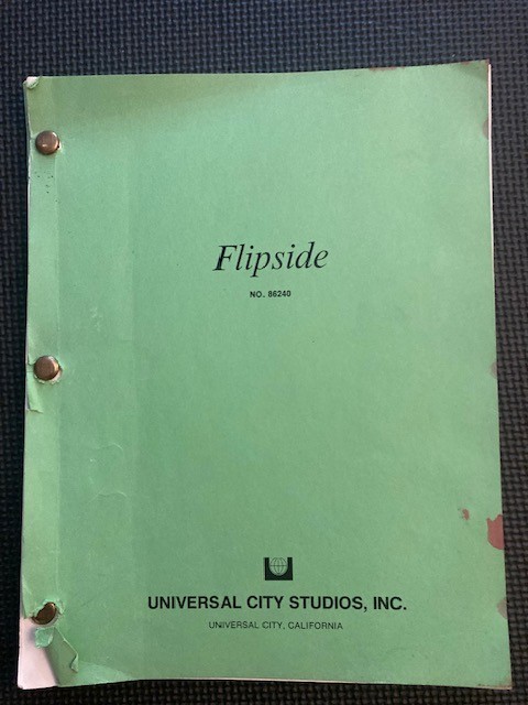 1988 Universal Studios "Flipside" Pilot Episode Script Don Johnson Producer
