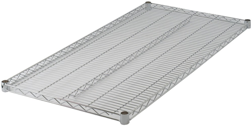 Wire Shelf, Chrome Plated, 21" x 72" (2 Each)