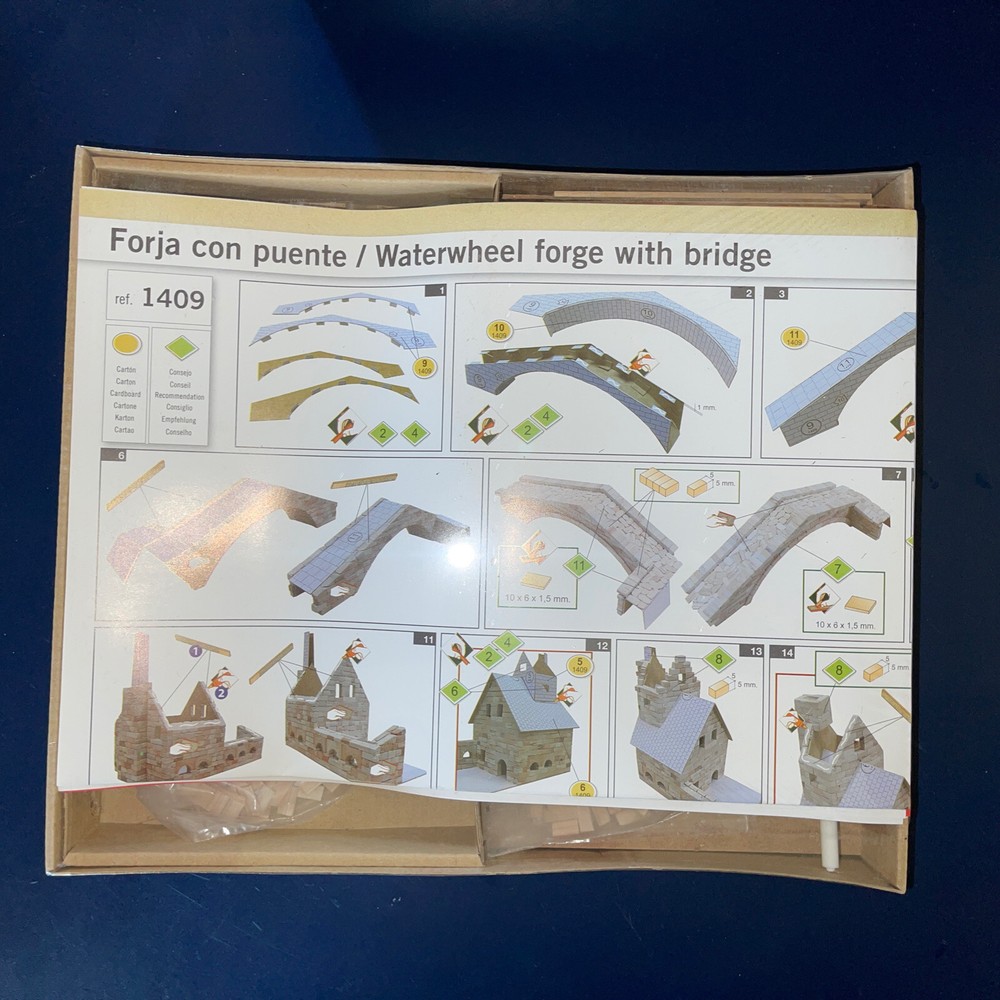 Mill House Forge with Bridge Aedes Ars Model Building Kit 1409