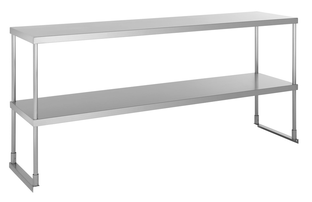 Kratos 12"x48" Double Overshelf for Worktables