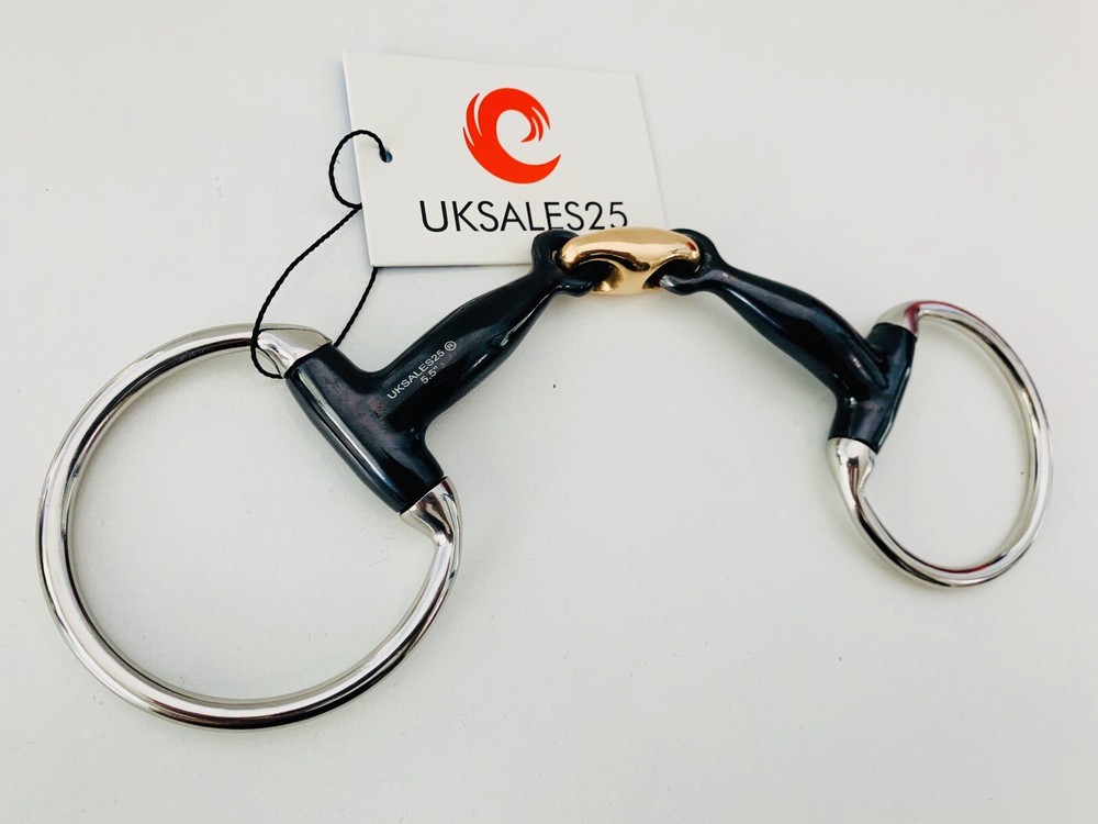 Sweet Iron Eggbutt Snaffle Bit Copper Lozenge (UKSALES25®) *SAME DAY DISPATCH*