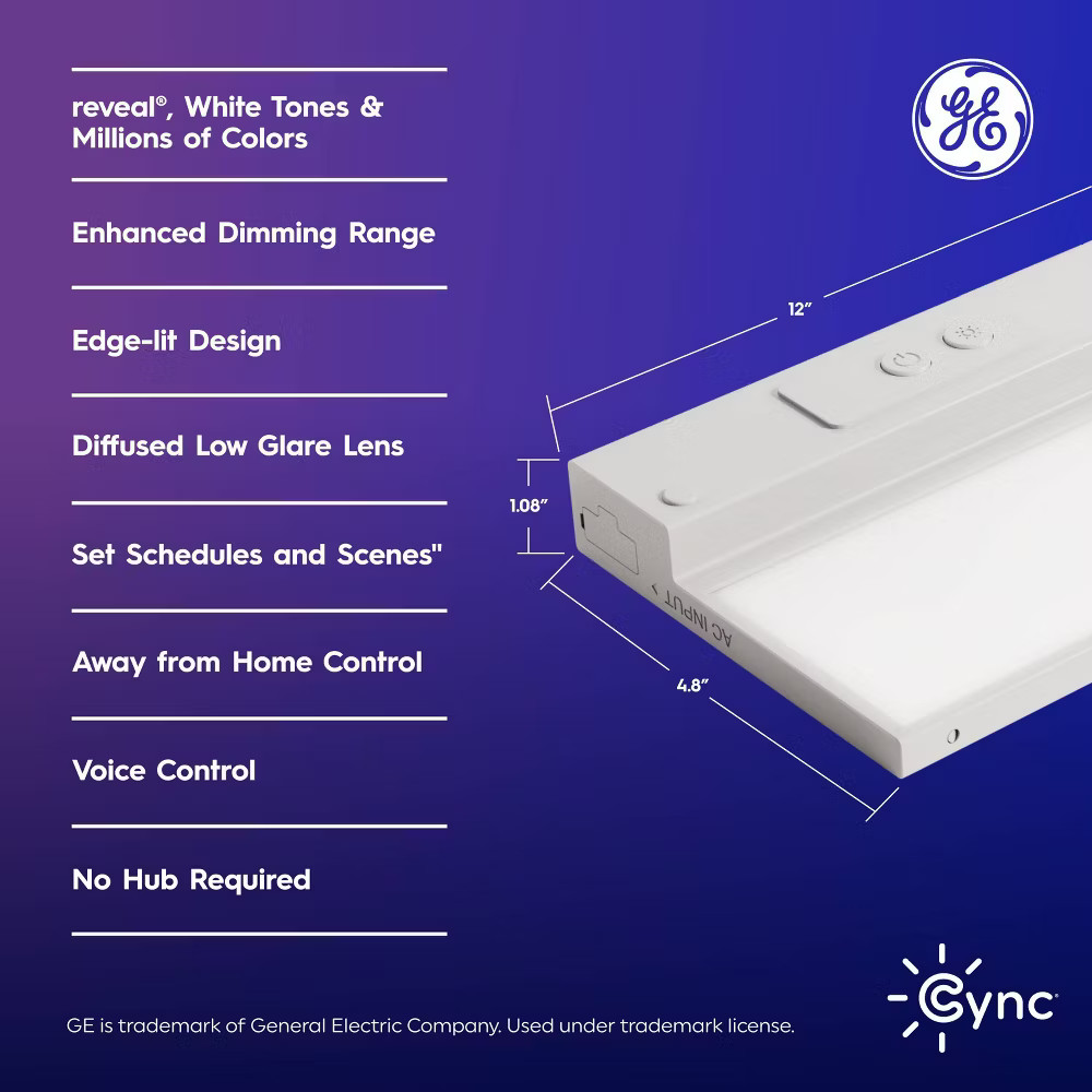 GE 12" Undercabinet Light Fixture