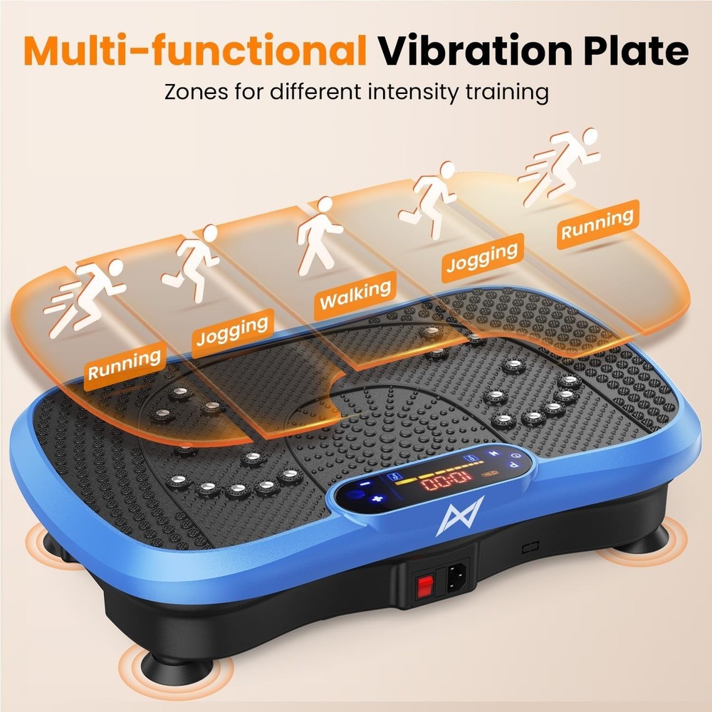 Vibrating Exercise Machine with Remote Control