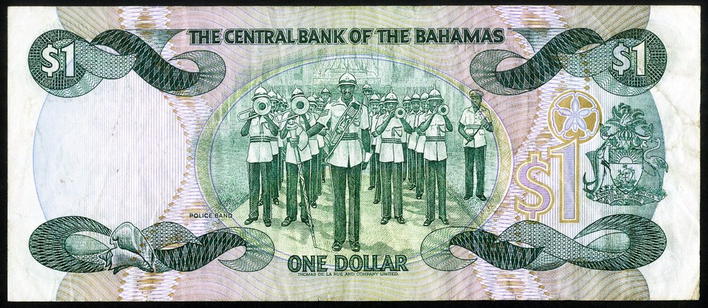 Bahamas Paper Money $1 Note