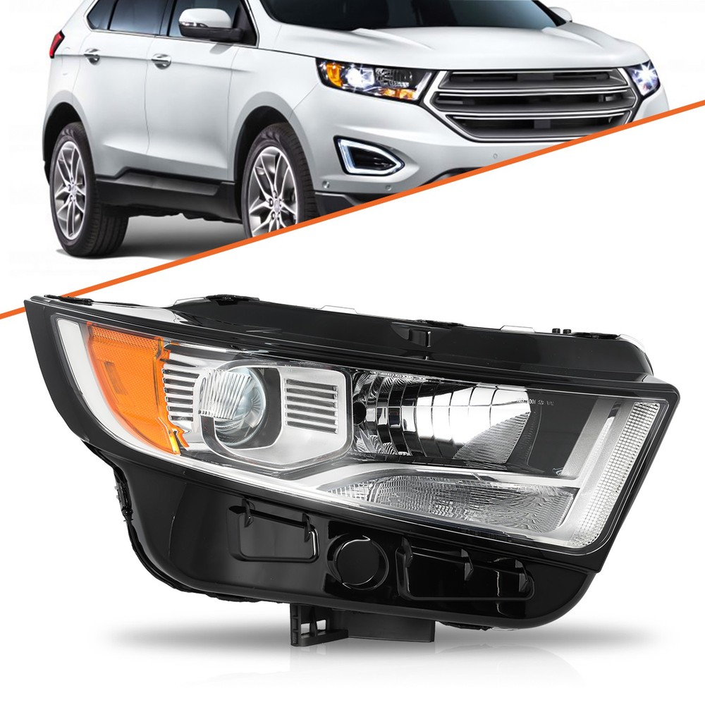For 2015 2016 2017 2018 Ford Edge Halogen Type Right Passenger Side Headlight