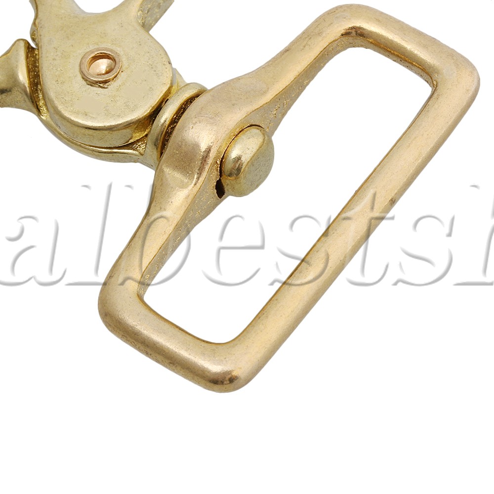 Brass Trigger Snap Hooks Lobster Clasps Swivel Trigger Snap Hooks for Straps Bag