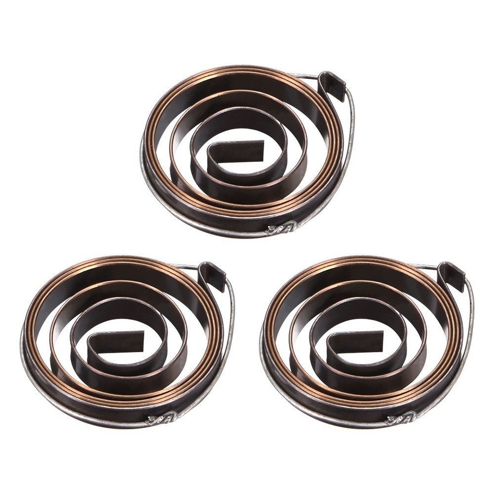 3pcs Drill Press Return Spring Quill Spring Feed Return Coil Assembly 2.2ft