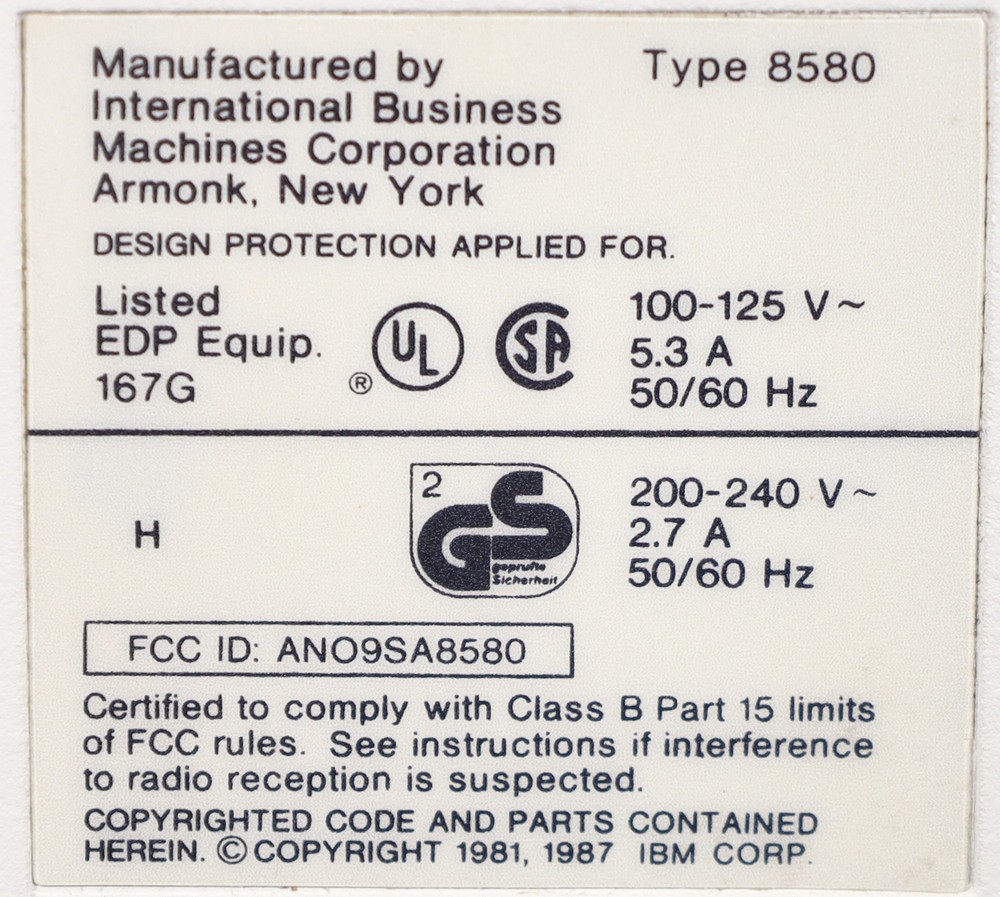Vintage IBM PS/2 Model 80 8580-071 Desktop Computer *Read*