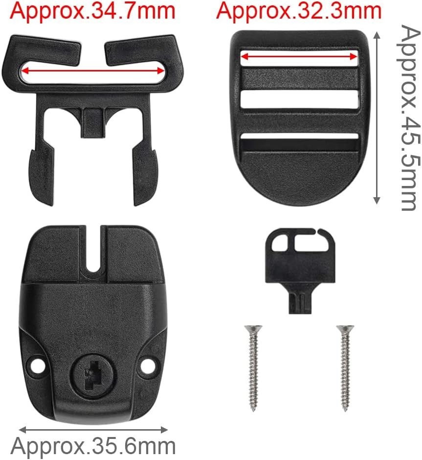 4 Sets Spa Hot Tub Cover Clips Latch Replacement Kit Hot Tub Cover Latches Clip