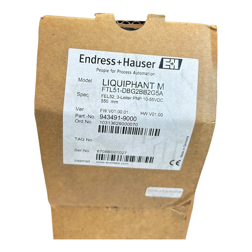 Endress+Hauser Liquiphant M Level Limit Switch FTL51-DBG2BB2G5A