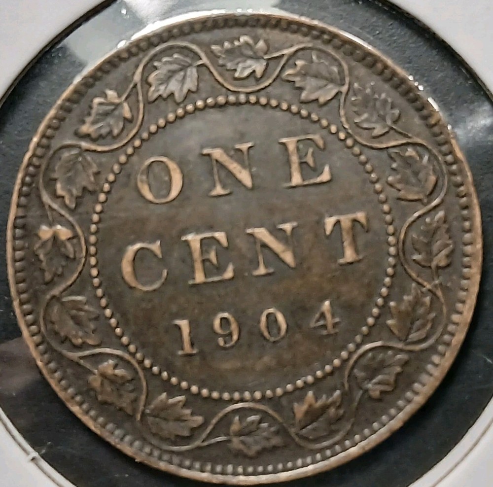 1904 Canada Edward VII Large Cent Dark w/ Nice Detail