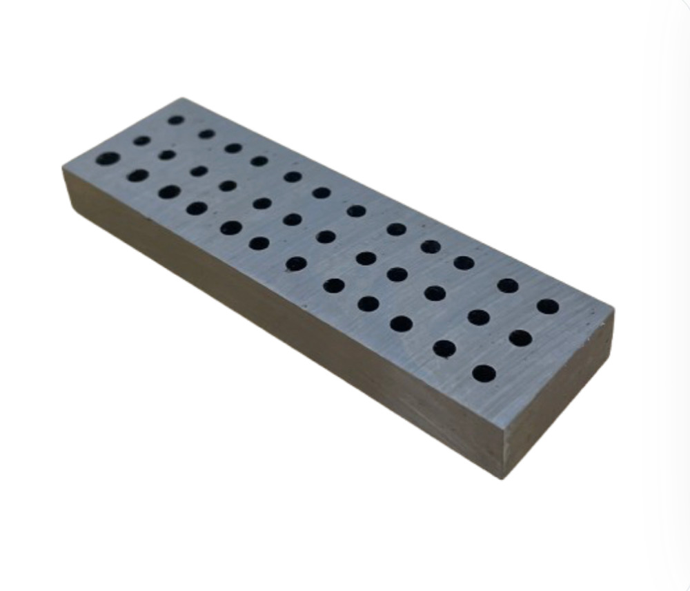 Watchmakers Rectangular Staking Anvil 36 Hole Serrations Watch Riveting Tool