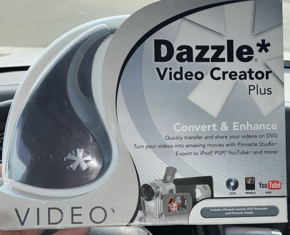 DAZZLE Video Creator Plus Convert & Enhance DVD Pinnacle Studio Software