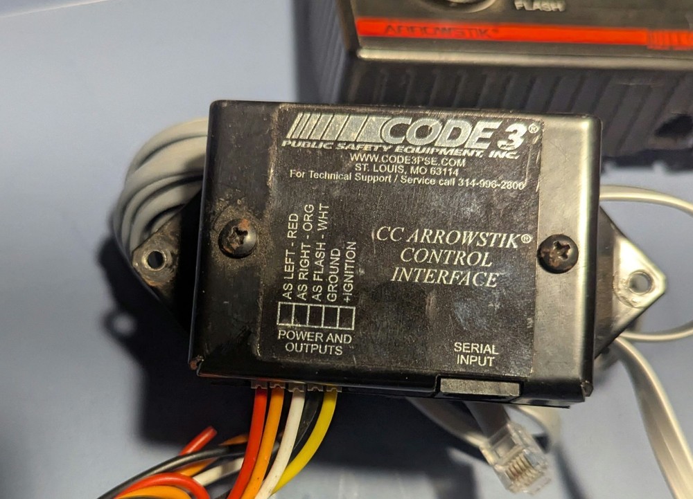 Code 3 T11623 Control Interface With Controller For CC Arrowstik 21 & 27 Series