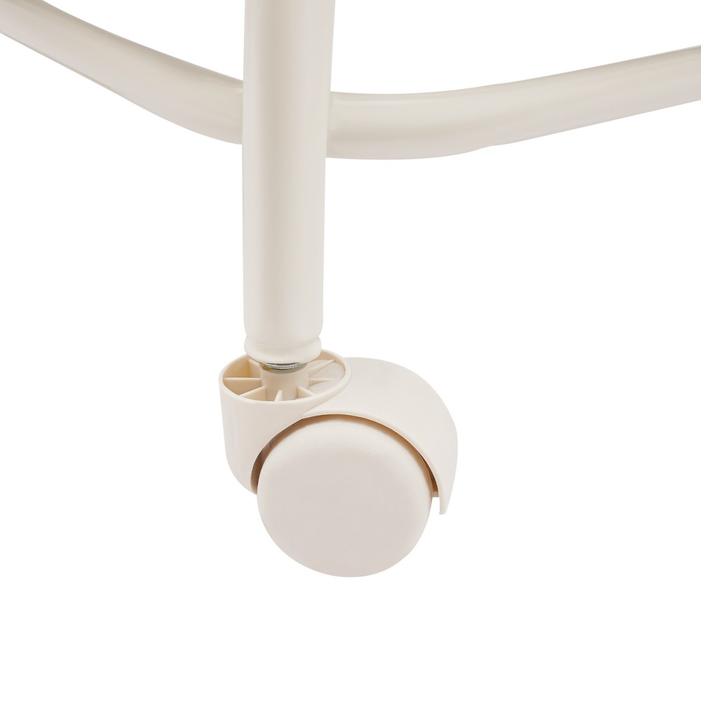 Blue Rolling Stool With Back Rest, Heavy Duty Rolling Stool, Roller Chair