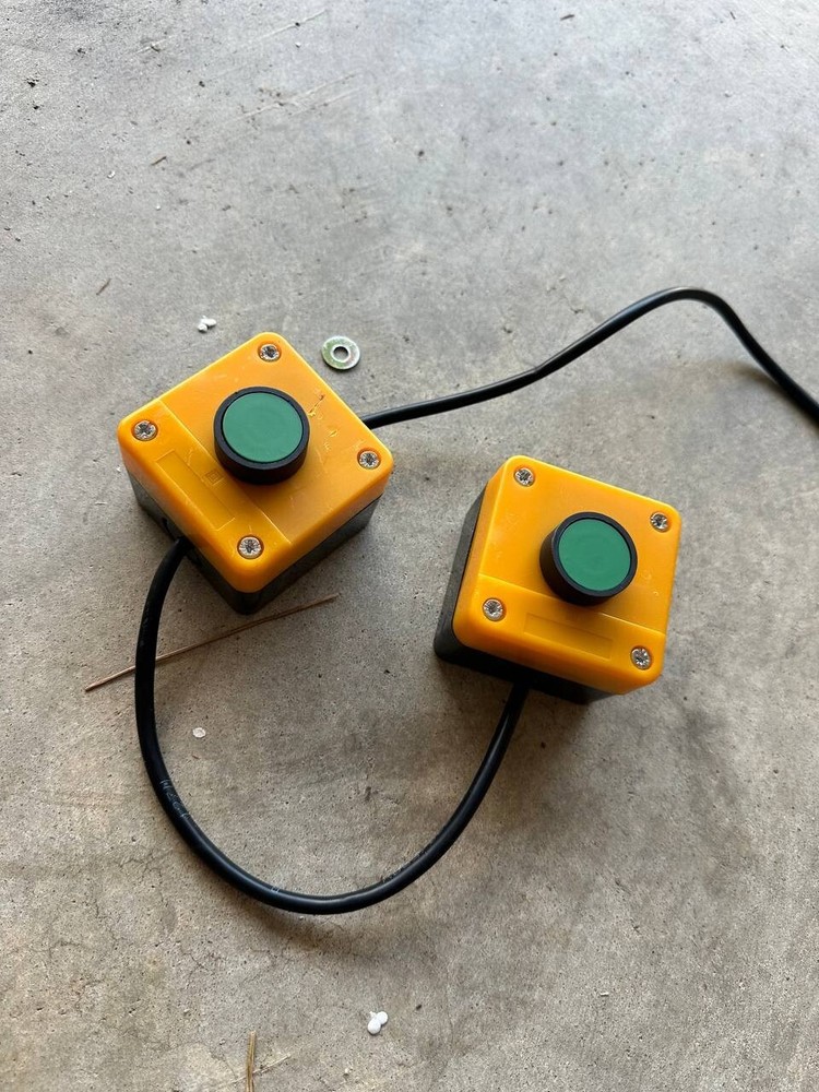 Dual Start Buttons for 110V Pneumatic Punch Press Machine, 440Lb/200KG
