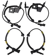 4Pcs ABS Wheel Speed Sensor Set for Ford Fusion 2013-19 1.5 2.0 2.5L Front &Rear