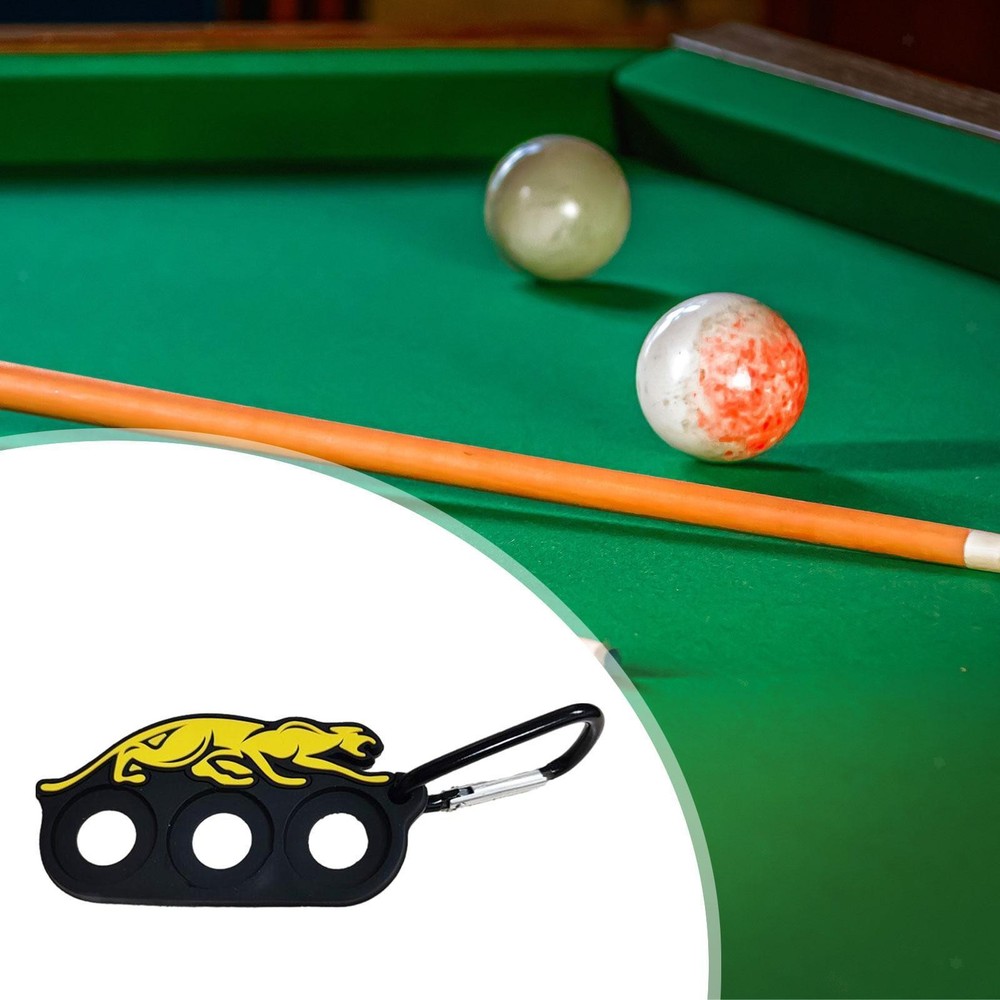 Pool Cue Joint Thread Protector Holder Storage 3 Hole Holder Case Portable
