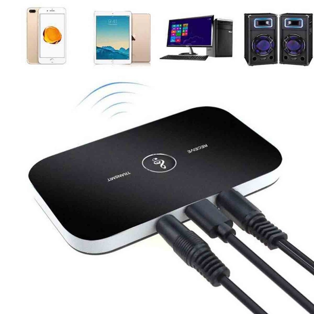 2-in-1 stereo wireless audio adapter Bluetooth receiver transmitter