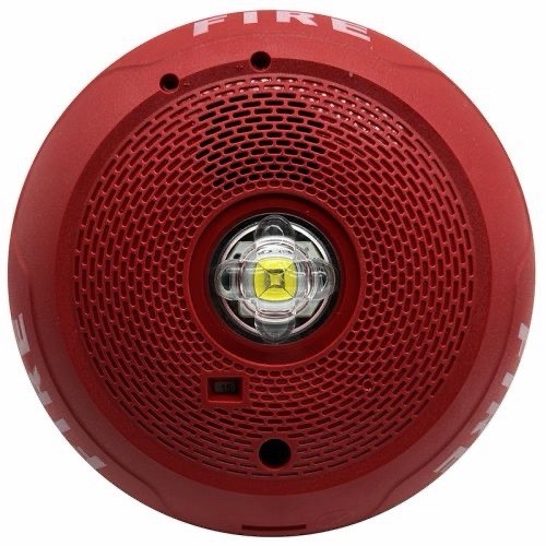 System Sensor PC2RLED Horn Strobe with LED 24 Volt Operation Red in Flat Rate ￼